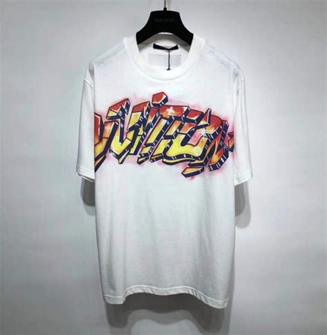 louis vuitton graffiti t shirt replica|louis vuitton button up shirt.